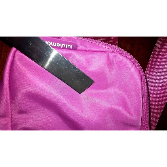 Lululemon Pink Everywhere Bag Crossbody Bag Adjustable Strap Nylon O/S - Picture 8 of 8